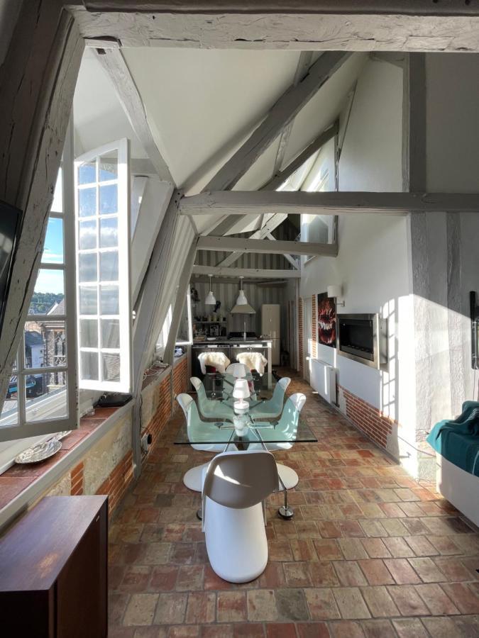 Le Loft Du Homard Bleu - Entre Ciel Et Mer - Free Parking 500M Honfleur Exterior photo